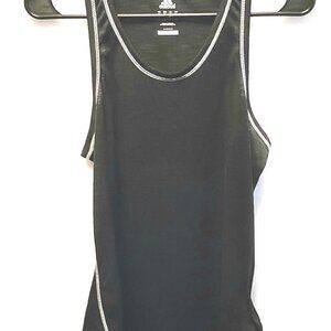 NWT Women Tank Top Adidas 028630 SZ M Black White Athletic